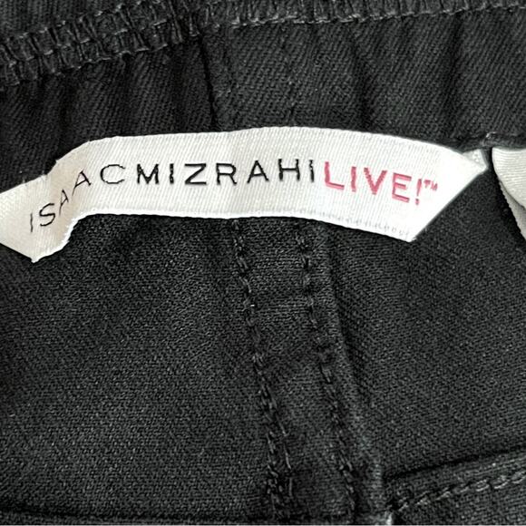 Isaac Mizrahi Live Black 24/7 Stretch Ankle Pants - A274175 - Size 12 - Picture 6 of 9